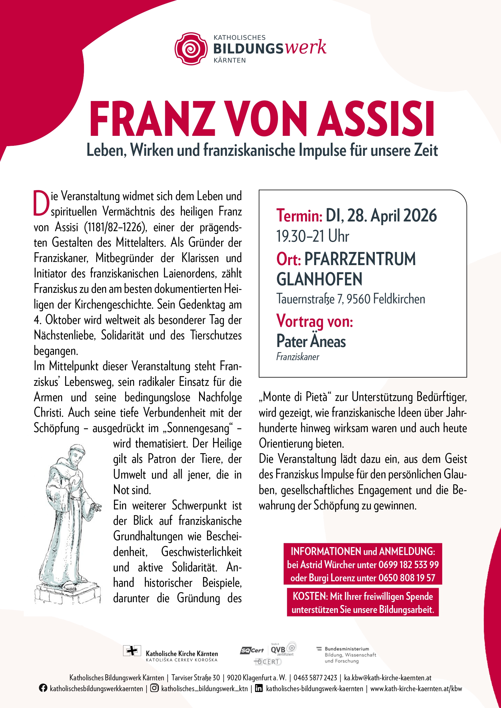 FRANZ VON ASSISI
Leben, Wirken und franziskanische Impulse für unsere Zeit